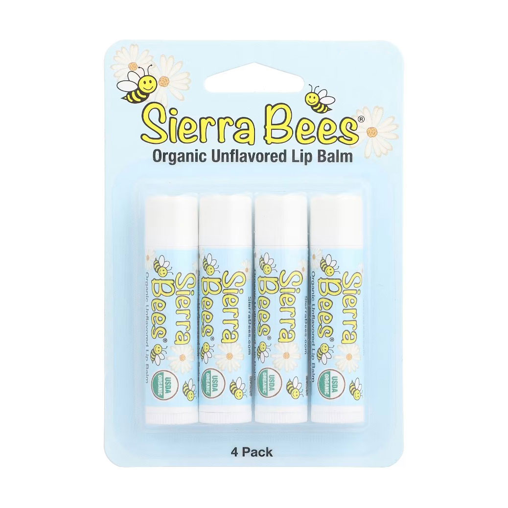 Набір бальзамів для губ Sierra Bees Без запаху, 4*4.25 г