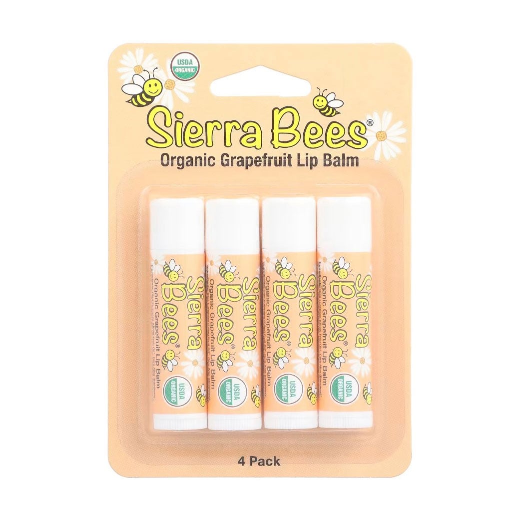Набір бальзамів для губ Sierra Bees Грейпфрут, 4*4.25 г